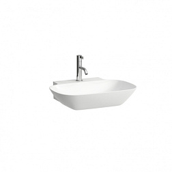 Подвесная раковина Ino 56х45х12 см, с 1 отверстием для смесителя, c покрытием lcc, SaphirKeramik 8.1630.2.400.104.1 Laufen